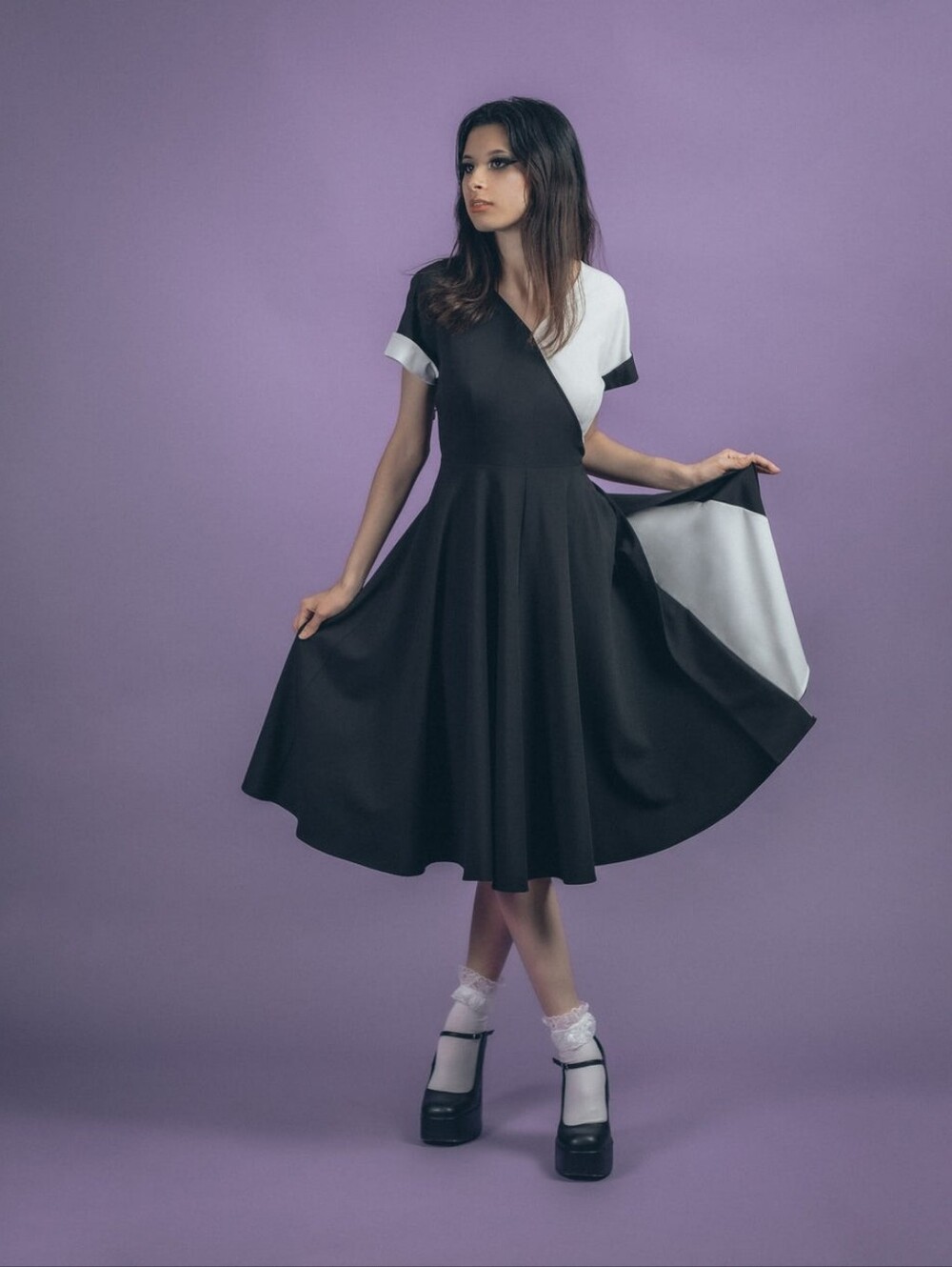 Lively Ghosts Into Midnight Dress